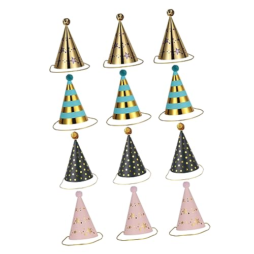 Hohopeti 12 Stück Teiliges Partyhüte aus Papier mit Goldener Krone Stilvolle Geburtstagsmützen für Erwachsene und Wiederverwendbare Party Gadgets Foto Requisiten für Geburtstagsfeiern Hohopeti 12 Stück Teiliges Partyhüte aus Papier mit Goldener Krone Stilvolle Geburtstagsmützen für Erwachsene und Wiederverwendbare Party Gadgets Foto Requisiten für Geburtstagsfeiern von Hohopeti