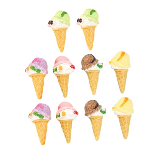 Hohopeti 12 Stück Teiliges Realistisches Eiscreme Modell Künstliche Eiswaffeln in Mischfarben Detailgetreue Miniatur Eiscreme Figuren als Deko und Requisiten für Fotos Puppenhäuser und Hohopeti 12 Stück Teiliges Realistisches Eiscreme Modell Künstliche Eiswaffeln in Mischfarben Detailgetreue Miniatur Eiscreme Figuren als Deko und Requisiten für Fotos Puppenhäuser und von Hohopeti