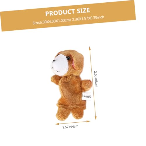 Hohopeti 12 Stück Teiliges Verschleißfester Fingerpuppen aus Bunte Haustier Handpuppen für Kreative Story Spielzeuge für Familien und Kleine Geschenke von Hohopeti