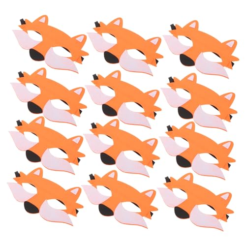 Hohopeti 12 Stück Teiliges Wolf Halbgesichts Masken aus Atmungsaktivem Vliesstoff für Wiederverwendbare Halloween Tierkostüm Masken für Party Storytelling und Verkleidung Hohopeti 12 Stück Teiliges Wolf Halbgesichts Masken aus Atmungsaktivem Vliesstoff für Wiederverwendbare Halloween Tierkostüm Masken für Party Storytelling und Verkleidung von Hohopeti