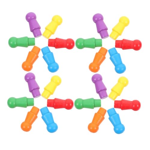 Hohopeti 120 Stück Teiliges Bunte Holz Spielfiguren Farben Langlebige Spielsteine für Schachbrett Zubehör Vielseitige Brettspiel Pawns für Chinesisches Damespiel und Gesellschaftsspiele Hohopeti 120 Stück Teiliges Bunte Holz Spielfiguren Farben Langlebige Spielsteine für Schachbrett Zubehör Vielseitige Brettspiel Pawns für Chinesisches Damespiel und Gesellschaftsspiele von Hohopeti