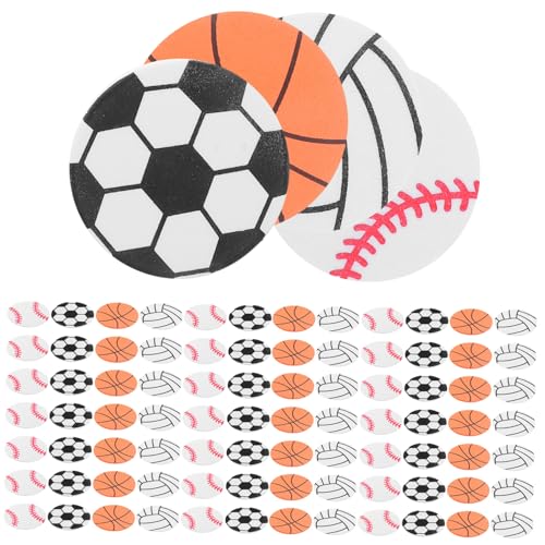 Hohopeti 120 Stück Teiliges Eva Aufkleber Selbstklebend Fußball Basketball Volleyball Baseball Dekoration Leicht Vielseitig für Laptop Auto Party DIY Sport Themenfest Hohopeti 120 Stück Teiliges Eva Aufkleber Selbstklebend Fußball Basketball Volleyball Baseball Dekoration Leicht Vielseitig für Laptop Auto Party DIY Sport Themenfest von Hohopeti