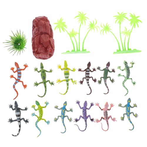 Hohopeti 12Stücke Mini Eidechsenmodell Lebendige Reptilienfiguren aus Hochwertigem Material Pädagogisches für Kreatives für Heimdekoration Hohopeti 12Stücke Mini Eidechsenmodell Lebendige Reptilienfiguren aus Hochwertigem Material Pädagogisches für Kreatives für Heimdekoration von Hohopeti