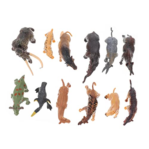 Hohopeti 12Stücke Teiliges Realistischer Tierfiguren aus Umweltfreundlichem und Desktop Dekoration für Kreative Spielideen und Lernspiele Hohopeti 12Stücke Teiliges Realistischer Tierfiguren aus Umweltfreundlichem und Desktop Dekoration für Kreative Spielideen und Lernspiele von Hohopeti