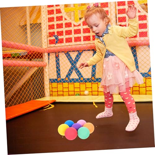 Hohopeti 14 Stück Teiliges Weiche Elastische Bälle Kleine Schwammbälle Leicht Robust und Tragbar für Indoor Spiele Partys und Haustier von Hohopeti