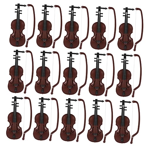 Hohopeti 15 Sätze Teiliges Miniatur Violinendekor Realistische Musikinstrument Modelle Verarbeitung Glatte Oberfläche als Desktop Dekoration und DIY Zubehör für Kreativität und Hohopeti 15 Sätze Teiliges Miniatur Violinendekor Realistische Musikinstrument Modelle Verarbeitung Glatte Oberfläche als Desktop Dekoration und DIY Zubehör für Kreativität und von Hohopeti
