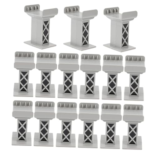 Hohopeti 15 Stück Eisenbahnschienenzubehör Pfeilerblöcke Eisenbahnteile Eisenbahnschienenerhöhungen Zugbrücke Pfeiler Gleisspielzeug Pfeiler Eisenbahnschienenmast Hohopeti 15 Stück Eisenbahnschienenzubehör Pfeilerblöcke Eisenbahnteile Eisenbahnschienenerhöhungen Zugbrücke Pfeiler Gleisspielzeug Pfeiler Eisenbahnschienenmast von Hohopeti