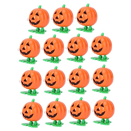 Hohopeti 15 Stück Teiliges Halloween Aufziehspielzeug aus Langlebiges Wind Up mit Springendem Kürbis Design Sicher für Partyspielzeug und für Halloween Hohopeti 15 Stück Teiliges Halloween Aufziehspielzeug aus Langlebiges Wind Up mit Springendem Kürbis Design Sicher für Partyspielzeug und für Halloween von Hohopeti