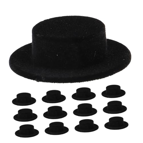 Hohopeti 15 Stück Teiliges Miniatur-puppenhüte- Dekorative Kleine Zylinderhüte Mittlere Schwarze Filz-hüte DIY Bastelaccessoires für Puppen Schneemann und Handwerksprojekte Hohopeti 15 Stück Teiliges Miniatur-puppenhüte- Dekorative Kleine Zylinderhüte Mittlere Schwarze Filz-hüte DIY Bastelaccessoires für Puppen Schneemann und Handwerksprojekte von Hohopeti