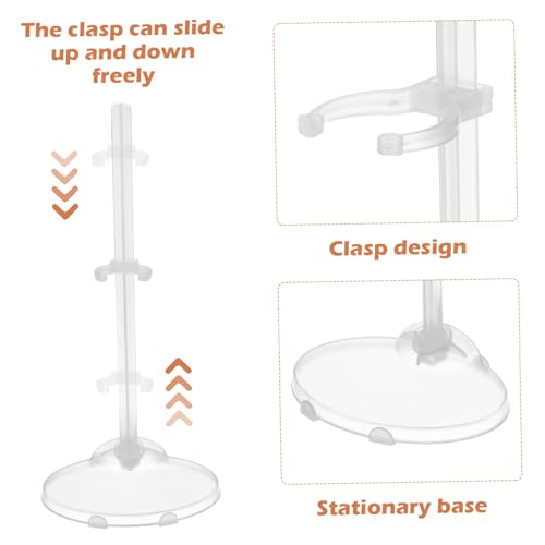 Hohopeti 15 Stück Teiliges Puppenständer Robustem Kunststoff Basis für Sicheren Halt Glatte Oberfläche Kinderfreundlich zur Dekorativen Präsentation von Puppen und Figuren Einfach zu Hohopeti 15 Stück Teiliges Puppenständer Robustem Kunststoff Basis für Sicheren Halt Glatte Oberfläche Kinderfreundlich zur Dekorativen Präsentation von Puppen und Figuren Einfach zu von Hohopeti