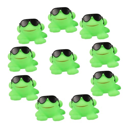 Hohopeti 16 Stück Teiliges Badewannenspielzeug Frosch-Design mit Sonnenbrille Schwimmend Leicht Sicher für Junge Mädchen Ab Jahr Badebegleiter für Kleine Kinderhände Hohopeti 16 Stück Teiliges Badewannenspielzeug Frosch-Design mit Sonnenbrille Schwimmend Leicht Sicher für Junge Mädchen Ab Jahr Badebegleiter für Kleine Kinderhände von Hohopeti