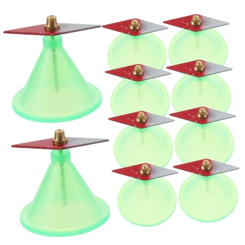 Hohopeti 16 Stück Teiliges Wing Förmige Kleine Magnetische Nadeln mit Sockel Physikalisches Lehrinstrument zur Magnetfeldanzeige Demonstration von Magnetisierung Feldlinien von Hohopeti