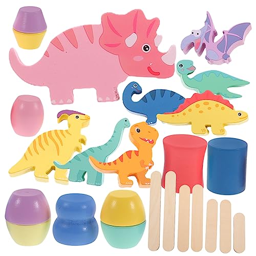 Hohopeti 1Satz Dinosaurier Stapelspielzeug für Kognitive Bausteine Tierform Lernspielzeug Kreativität und Geduld Geburtstagsgeschenke und Interaktive Hohopeti 1Satz Dinosaurier Stapelspielzeug für Kognitive Bausteine Tierform Lernspielzeug Kreativität und Geduld Geburtstagsgeschenke und Interaktive von Hohopeti