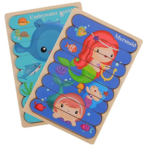 Hohopeti 1Satz Holz Puzzle Doppelseitiges Cartoon Puzzle für Lernspielzeug Logischem und Hand Auge Koordination für Jahre aus Hochwertigem Holz Gefertigt Hohopeti 1Satz Holz Puzzle Doppelseitiges Cartoon Puzzle für Lernspielzeug Logischem und Hand Auge Koordination für Jahre aus Hochwertigem Holz Gefertigt von Hohopeti