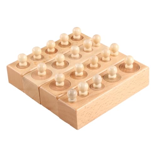 Hohopeti 1Satz Interaktives Lernspielzeug für Ganze Familie Knobbed Cylinders Socket Toy aus Hochwertigem Holz Fördert Eltern Junge Mädchen Interaktion Geeignet für Erwachsene Verbessert Hohopeti 1Satz Interaktives Lernspielzeug für Ganze Familie Knobbed Cylinders Socket Toy aus Hochwertigem Holz Fördert Eltern Junge Mädchen Interaktion Geeignet für Erwachsene Verbessert von Hohopeti