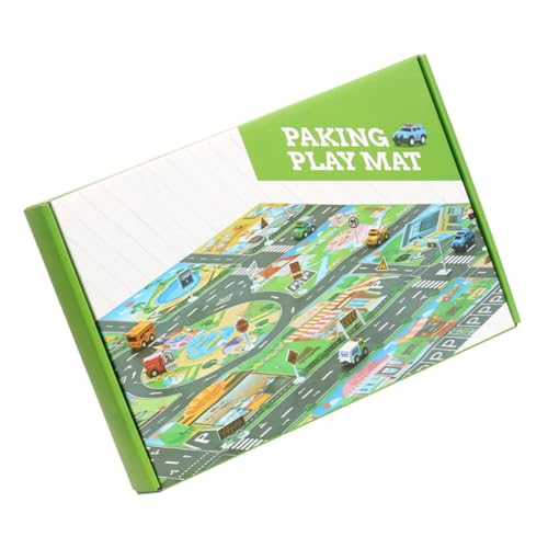 Hohopeti 1Satz Kinderspielmatte Verkehr Parkspiel Mit Zufälligen Autospielzeugen Für Indoor Rollenspiele Für Kreative Verkehrsszenarien Und Parkübungen Hohopeti 1Satz Kinderspielmatte Verkehr Parkspiel Mit Zufälligen Autospielzeugen Für Indoor Rollenspiele Für Kreative Verkehrsszenarien Und Parkübungen von Hohopeti