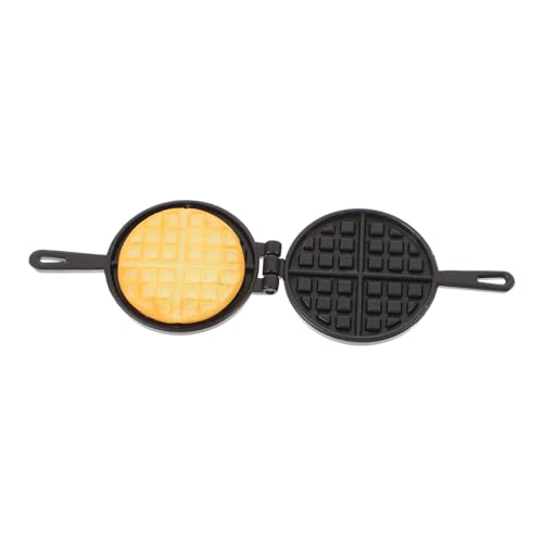 Hohopeti 1Satz Miniatur Waffelform für Puppenhaus Realistisches Zubehör für Mini Küchen Dekoration mit und Form für Rollenspiele und Mikro Landschaften von Hohopeti