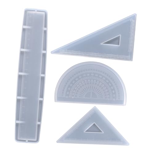 Hohopeti 1Satz Silikon Linealform für DIY Projekte Teiliges für Kreative Bastelarbeiten Wasser und Ölbeständig für Zeichnen und Multifunktional und Einfach von Hohopeti