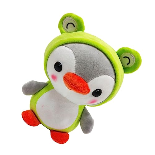 Hohopeti 1Stk Plüschtier Pinguin Frosch Stofftiere Cartoon-Plüsch-Tierpuppe Pinguin Figur Pinguin Kinderspielzeug Spielzeuge Pinguin-Schmuck modische Heimtextilien einbiegen in von Hohopeti