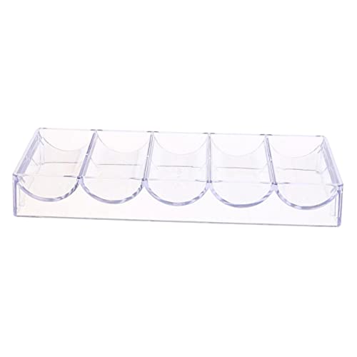 Hohopeti 1Stück Transparente Aufbewahrungsbox für Spielchips Kreativer Chips Organizer mit Fächern zur Ordentlichen Lagerung von Poker und Mahjong Chips Platzsparend und Praktisch Hohopeti 1Stück Transparente Aufbewahrungsbox für Spielchips Kreativer Chips Organizer mit Fächern zur Ordentlichen Lagerung von Poker und Mahjong Chips Platzsparend und Praktisch von Hohopeti