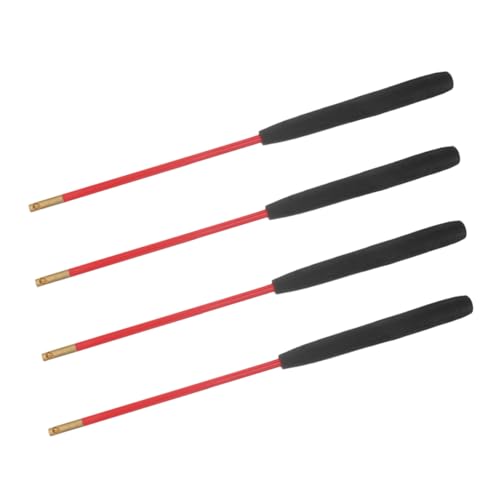 Hohopeti 2 Paare Chinese Diabolo Sticks mit Rutschfestem Griff Robuste Fiberglas Jonglierstäbe mit Praktischem Fadenloch Langlebige Yoyo Sticks für Präzises Diabolo Juggling von Hohopeti