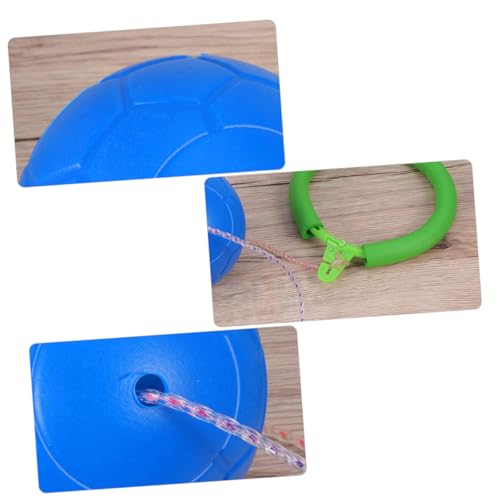Hohopeti 2 STÜCK Springende Hüpfbälle mit Sprungring für Fitnessspielzeug zur Koordination und Bewegung im Freien Geeignet für Jungen und Mädchen Buntes Trainingsspielzeug Zufällige Farbe von Hohopeti