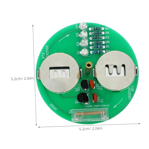 Hohopeti 2 Sätze LED Gyroskop Lötset DIY Elektronisches Rotierendes Gyroskop Bausatz für Fortgeschrittene Lötübungen Tragbar Robustes Zubehör für Elektronik Experimente und Löten Hohopeti 2 Sätze LED Gyroskop Lötset DIY Elektronisches Rotierendes Gyroskop Bausatz für Fortgeschrittene Lötübungen Tragbar Robustes Zubehör für Elektronik Experimente und Löten von Hohopeti