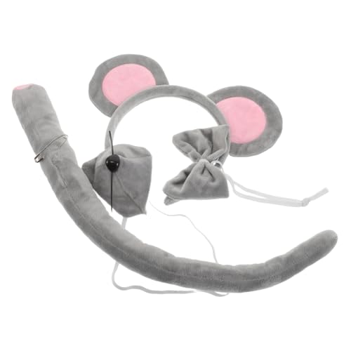 Hohopeti 2 Sätze Maus Kostüm Set mit Kuscheligen Ohren Haarreif Mausnase und Leichtes Wiederverwendbares Tierkostüm Zubehör für Karneval Halloween Party Hohopeti 2 Sätze Maus Kostüm Set mit Kuscheligen Ohren Haarreif Mausnase und Leichtes Wiederverwendbares Tierkostüm Zubehör für Karneval Halloween Party von Hohopeti