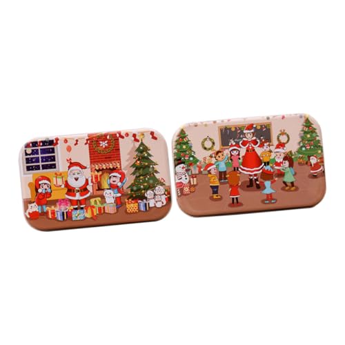 Hohopeti 2 Sätze Weihnachts-holzpuzzle DIY Lernspielzeug Kreativ Puzzle aus Holz Weihnachtsmotiv für Hohopeti 2 Sätze Weihnachts-holzpuzzle DIY Lernspielzeug Kreativ Puzzle aus Holz Weihnachtsmotiv für von Hohopeti