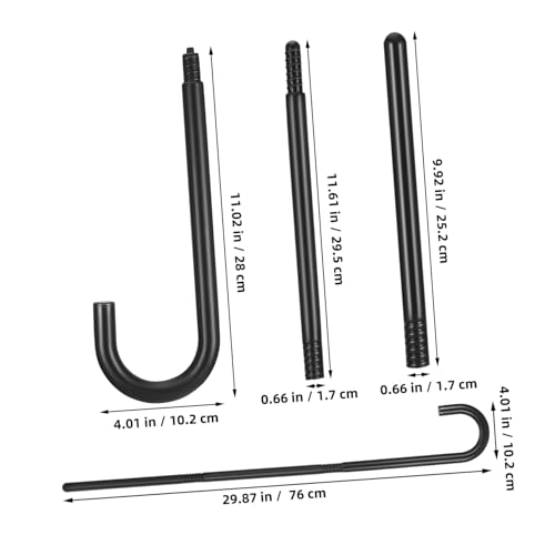 Hohopeti 2 Sätze Zauberer Krücken Party Requisiten aus Kunststoff Schwarze Verkleidung Krücken für Halloween Bühnenauftritte und Rollenspiele Langlebig und Sicher Hohopeti 2 Sätze Zauberer Krücken Party Requisiten aus Kunststoff Schwarze Verkleidung Krücken für Halloween Bühnenauftritte und Rollenspiele Langlebig und Sicher von Hohopeti