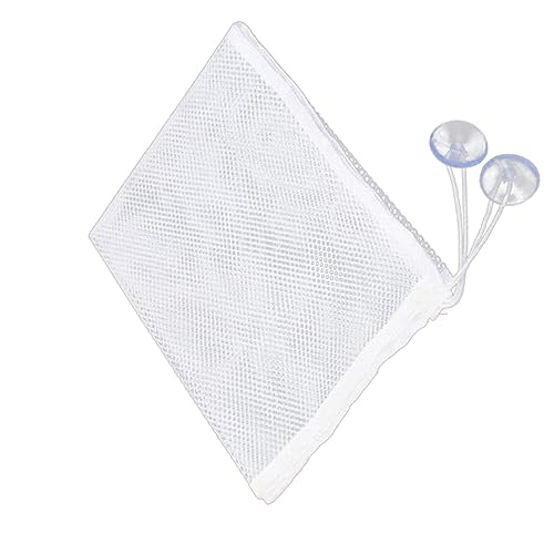 Hohopeti 2 Stück Badespielzeug Aufbewahrungsnetz mit Saugnapf Langlebiger Mesh Organizer für Badewanne Platzsparend Wasserablaufend für Badezimmer von Hohopeti