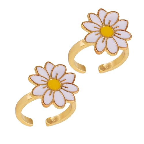 Hohopeti 2 Stück Drehender zur Stressreduktion Lustiger Anxiety Schmuck Leichter Fidget für Beruhigende Beschäftigung und Nagelkau von Hohopeti