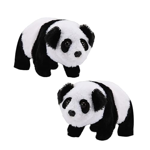 Hohopeti 2 Stück Elektrisches Panda Interaktives Plüschspielzeug mit Musik und Bewegung für Geeignet Fördert Krabbeln Interaktion Hohopeti 2 Stück Elektrisches Panda Interaktives Plüschspielzeug mit Musik und Bewegung für Geeignet Fördert Krabbeln Interaktion von Hohopeti