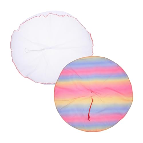 Hohopeti 2 Stück Fallschirmspielzeug für Handwurf Parachute für Außenbereich Fördert Kreativität und Geschicklichkeit für Garten und Outdoor Spiele von Hohopeti