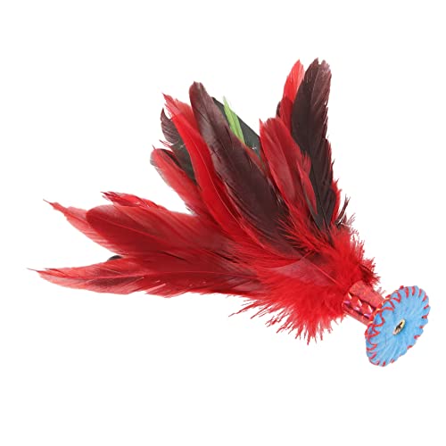 Hohopeti 2 Stück Fitness Shuttlecock Kickspielzeug Leichtes Buntes Freizeitspiel für Erwachsene Fördert Koordination Motorik für Indoor und Outdoor von Hohopeti