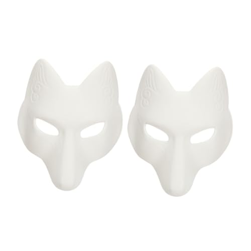 Hohopeti 2 Stück Fuchsmaske Cosplay Tiergesichtsmaske für Erwachsene Masquerade Party Fasching Halloween Langlebig und Leuchtend für Karneval und Kostümpartys Hohopeti 2 Stück Fuchsmaske Cosplay Tiergesichtsmaske für Erwachsene Masquerade Party Fasching Halloween Langlebig und Leuchtend für Karneval und Kostümpartys von Hohopeti
