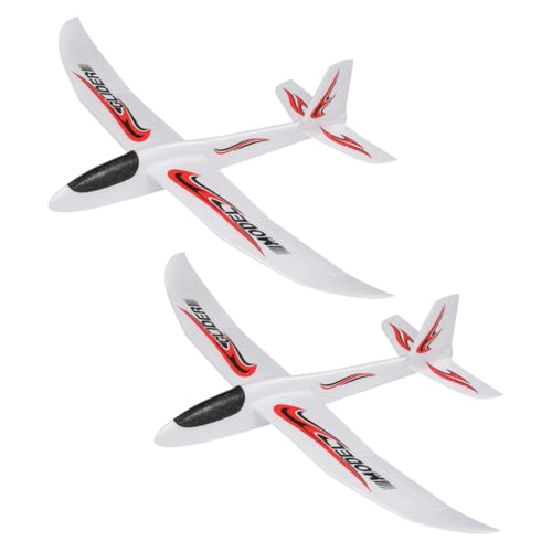 Hohopeti 2 Stück Großer Schaumstoff Handwurf Flugzeug Gleiter für Leichtes Outdoor Hand Auge koordination Langlebig und Sicher für Jungen und Mädchen Hohopeti 2 Stück Großer Schaumstoff Handwurf Flugzeug Gleiter für Leichtes Outdoor Hand Auge koordination Langlebig und Sicher für Jungen und Mädchen von Hohopeti
