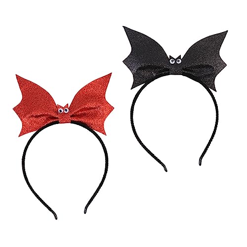 Hohopeti 2 Stück Halloween Fledermaus Haarreif mit Glitzerndem Bat Design Strapazierfähig und Bruchsicher Komfortabel zu Tragen Kostümzubehör für Party Bühne und Fotoshootings Hohopeti 2 Stück Halloween Fledermaus Haarreif mit Glitzerndem Bat Design Strapazierfähig und Bruchsicher Komfortabel zu Tragen Kostümzubehör für Party Bühne und Fotoshootings von Hohopeti