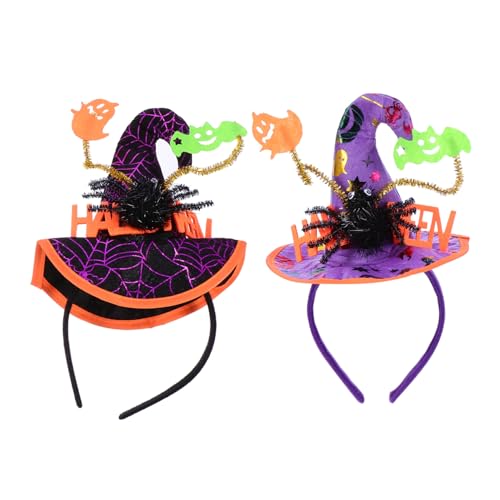 Hohopeti 2 Stück Halloween Haarreif Teilig Spinnen Hexenhut Haarschmuck Langlebig Bequem für Erwachsene Party Deko Karneval Fest Hohopeti 2 Stück Halloween Haarreif Teilig Spinnen Hexenhut Haarschmuck Langlebig Bequem für Erwachsene Party Deko Karneval Fest von Hohopeti