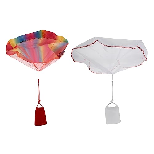 Hohopeti 2 Stück Handwurf Fallschirm mit Geschenkbeuteln Outdoor Flugspielzeug Fördert Geschicklichkeit und Kreativität Leichtes Langlebiges Material für Jungen und Mädchen Hohopeti 2 Stück Handwurf Fallschirm mit Geschenkbeuteln Outdoor Flugspielzeug Fördert Geschicklichkeit und Kreativität Leichtes Langlebiges Material für Jungen und Mädchen von Hohopeti