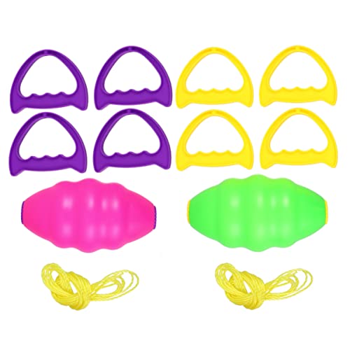 Hohopeti 2 Stück Interaktives Doppelkombination Handziehball Outdoor für Eltern Junge Mädchen Aktivitäten Grün Fördert Geschicklichkeit und Armkraft Hohopeti 2 Stück Interaktives Doppelkombination Handziehball Outdoor für Eltern Junge Mädchen Aktivitäten Grün Fördert Geschicklichkeit und Armkraft von Hohopeti