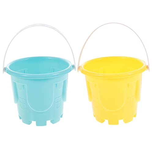Hohopeti 2 Stück Kindersandkübel aus Robustem Kunststoff Bunte Mini Eimer für Strand und Garten Leicht Kindgerecht Sicher und Langlebig für Sandspielzeug und Outdoor Hohopeti 2 Stück Kindersandkübel aus Robustem Kunststoff Bunte Mini Eimer für Strand und Garten Leicht Kindgerecht Sicher und Langlebig für Sandspielzeug und Outdoor von Hohopeti