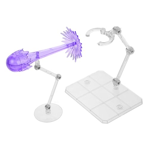Hohopeti 2 Stück Kunststoff Figurenständer Transparent mit Verstellbaren Winkeln Stabile Halterung für Actionfiguren Puppen und Modelle Flexibler Displayständer für Sammler und Hohopeti 2 Stück Kunststoff Figurenständer Transparent mit Verstellbaren Winkeln Stabile Halterung für Actionfiguren Puppen und Modelle Flexibler Displayständer für Sammler und von Hohopeti