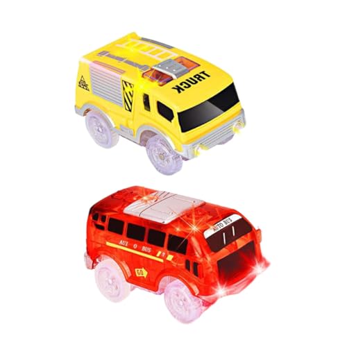 Hohopeti 2 Stück LED Leuchtendes Elektro Spielzeugauto Rot Gelb Leuchtende Rennbahnautos für Kleinkinder Glühende Kinderautos mit Sicherem Kunststoff Fördert Motorik und Neugier Hohopeti 2 Stück LED Leuchtendes Elektro Spielzeugauto Rot Gelb Leuchtende Rennbahnautos für Kleinkinder Glühende Kinderautos mit Sicherem Kunststoff Fördert Motorik und Neugier von Hohopeti