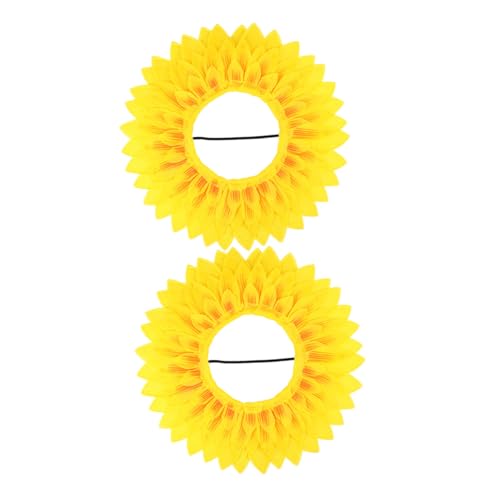 Hohopeti 2 Stück Lustige Sonnenblumen kopfbedeckung Einzigartiges Sonnenblumen design Performance requisiten für Kindergarten sportfeste und Sommerpartys Niedliches Cosplay flower headgear Hohopeti 2 Stück Lustige Sonnenblumen kopfbedeckung Einzigartiges Sonnenblumen design Performance requisiten für Kindergarten sportfeste und Sommerpartys Niedliches Cosplay flower headgear von Hohopeti