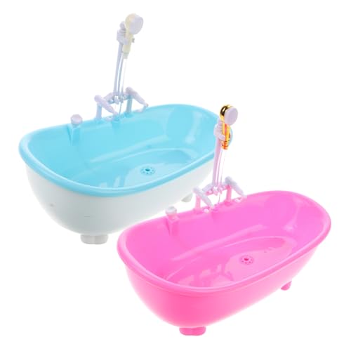 Hohopeti 2 Stück Miniatur Badewanne Becher aus Kunststoff Vielseitiger Trinkbecher mit Großem Fassungsvermögen Dekoratives Modell für und Kalte Getränke Langlebig und von Hohopeti