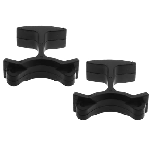 Hohopeti 2 Stück PVC Fingerclip für Pfeifen Robuster Trillerpfeifenhalter mit Festem Griff Tragbar für Schiedsrichter und Trainer Zubehör für Outdoor und Sportaktivitäten von Hohopeti