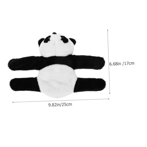 Hohopeti 2 Stück Panda Slap Bracelet Plüscharmband Kuscheltier Armband Party Geschenk Süßes Tiermotiv Leicht Tragbar Für Mädchen Jungen von Hohopeti
