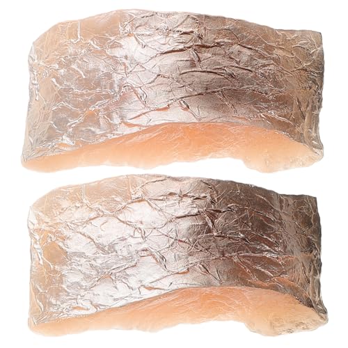 Hohopeti 2 Stück Realistische Fischmodelle aus Hochwertigem Material Täuschend Echte Künstliche Fischstücke als Dekoration für Küche Restaurant Fotografie und Heimgebrauch von Hohopeti