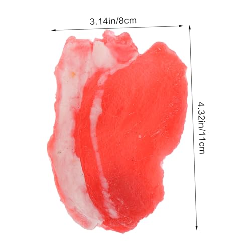 Hohopeti 2 Stück Realistisches Schweinefleisch aus Hochwertigem Resin Lebensechte Künstliche Schweinefleischmodelle für Fotografie Requisiten und Heimdekoration Hohopeti 2 Stück Realistisches Schweinefleisch aus Hochwertigem Resin Lebensechte Künstliche Schweinefleischmodelle für Fotografie Requisiten und Heimdekoration von Hohopeti